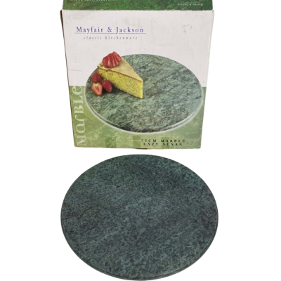 Mayfair & Jackson 30cm Green Marble Lazy Susan 