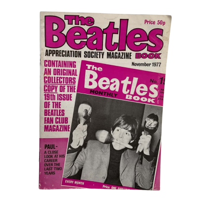The Beatles Appreciation Society Magazine Book Reprint Of Original Issue No. 19 (Nov 1977 reprint of Original Feb 1965 Edition)