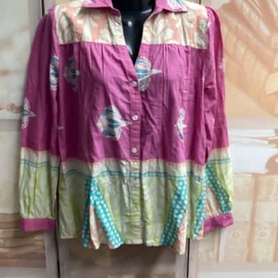  Womens  Size S Blouse Pink 