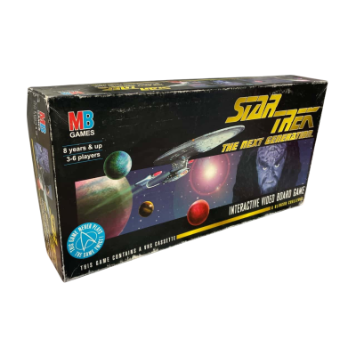 Vintage Star Trek Next Generation Interactive Video Board Game.