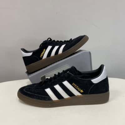 Adidas Spezial Mens  Size 6.5 Suede Sneakers Black  / White 