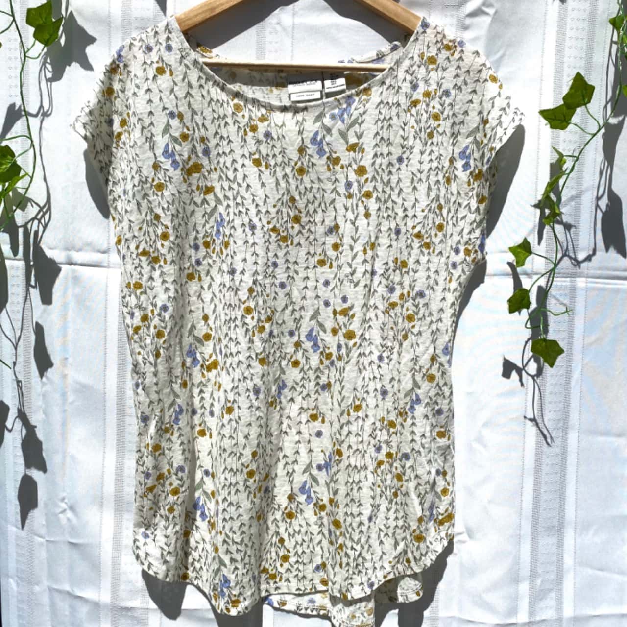 RACHEL ZOE Womens Pink Cold Shoulder Printed 3/4 Sleeve Square Neck Top main image 1