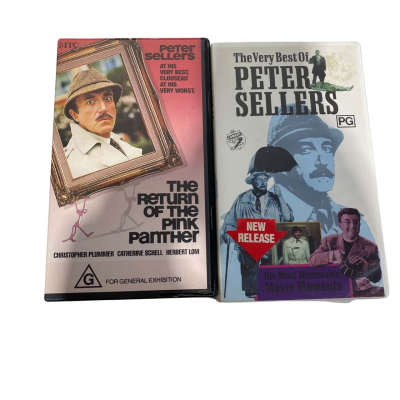 Peter sellers 2 vhs tapes