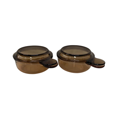 Corning Vision Ware Saucepans with Lids 400ml.