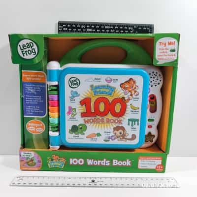 Leap Frog 100 Words Book Toy PreOwned As New 
