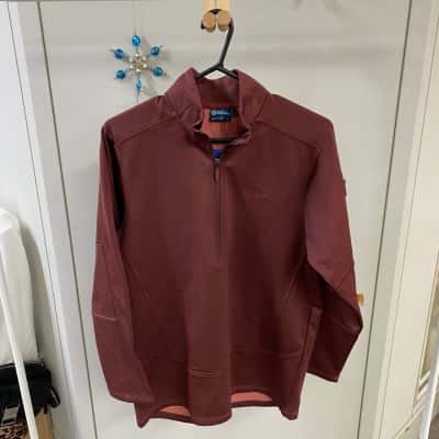  Mens outdoor expedition 1/2 ZIP TRACE FLC OE Henna Size L 