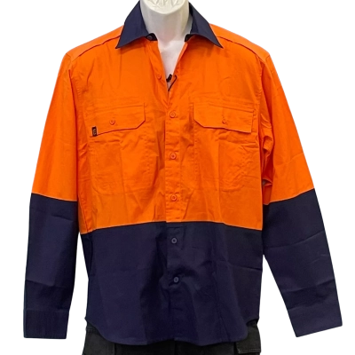 Eleven,  Mens  Size S High Vis Top Blue / Orange 