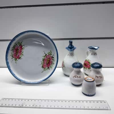 F.lli Mennella Casamicciola Ischia Italian Handpainted Ceramic Tableware Bundle