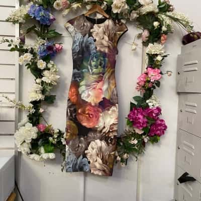Ted Baker Womens  Size 1 Floral Dress Floral 