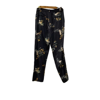 Gorman Womens  Size 10 Casual Pants Floral / Navy Blue 