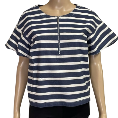 Veronica Maine striped top size 16 Womens 