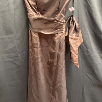 Garfunkle Womens Size 8 Brown Strapless Dress