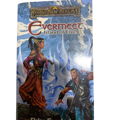 Forgotten Realms Novel.  Evermeet.  Island of elves. 