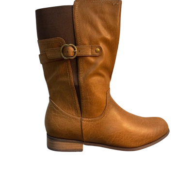 Autograph side buckle  Size 12 mid-Boots Beige / Brown 