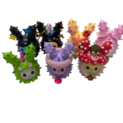 Tokidoki Cactus Bunnies vinyl mini-figures,