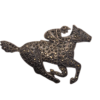 Silver and Marcasite Brooch 