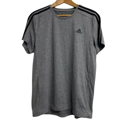 Adidas Mens Size L Grey T-Shirt