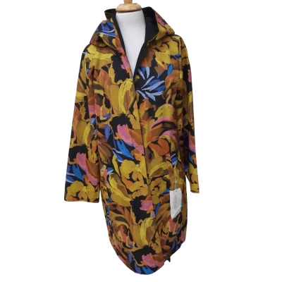 Brand New Blue Illusion Reversable Raincoat 
