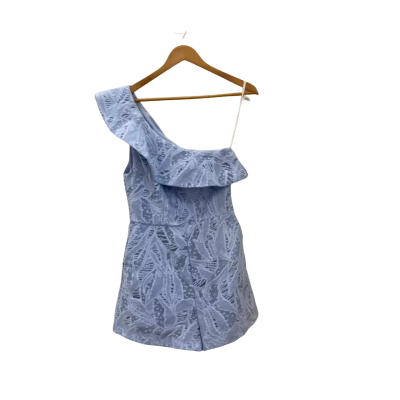 Kookai Womens  Size 38 Sleeveless Playsuit Blue Asymmetric