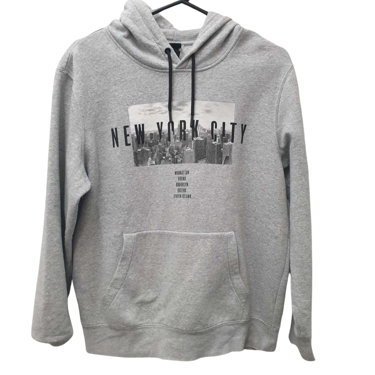 H&M Mens Hood Jacket Grey size M(s)