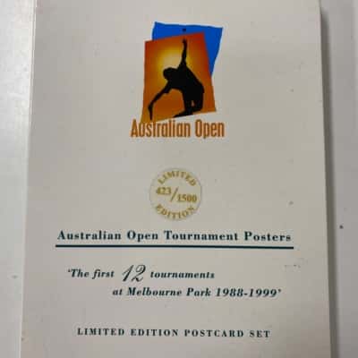 Australian Open tournament poster cards