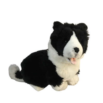 Bocchetta Black and White Plush Dog Toy Approx 27 x 30cm