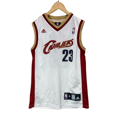 NBA Youth Adidas Cleveland Cavaliers Lebron James #23 Jersey Size 10
