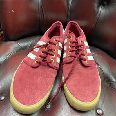 Adidas Mens Size 10 Maroon Sports Shoes