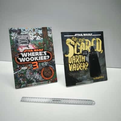 Star Wars Childrens Book Bundle Wheres The Wookiee 3 & Scared Darth Vader