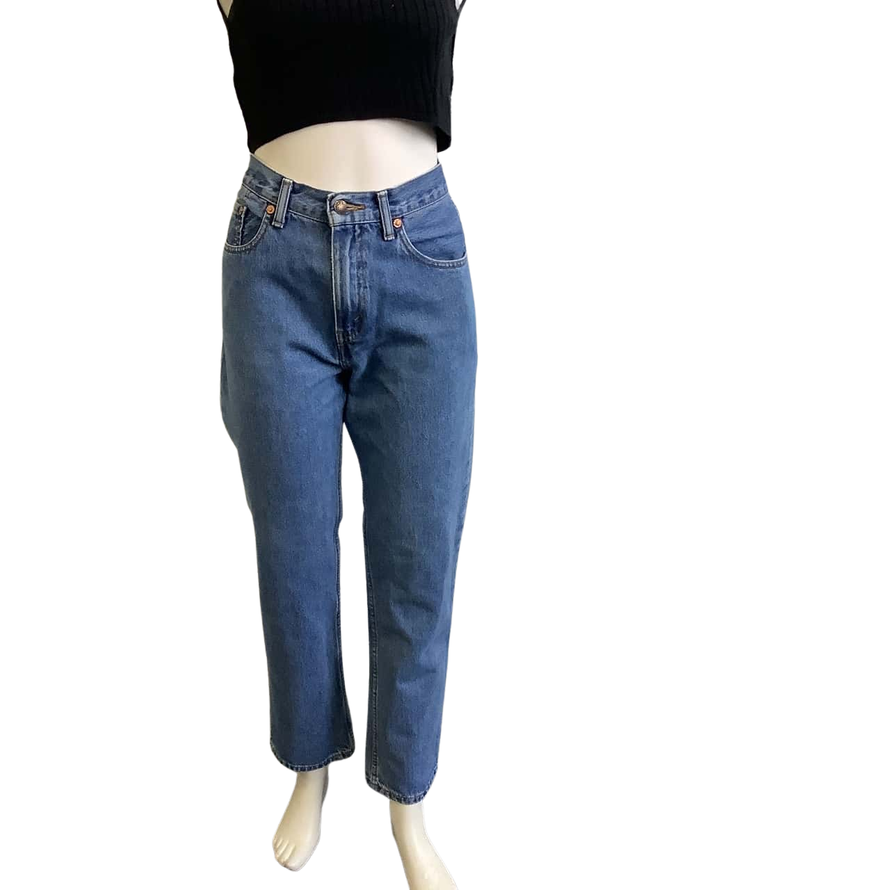 Levis Women's Size W33 Straight Leg Jeans Blue (s)