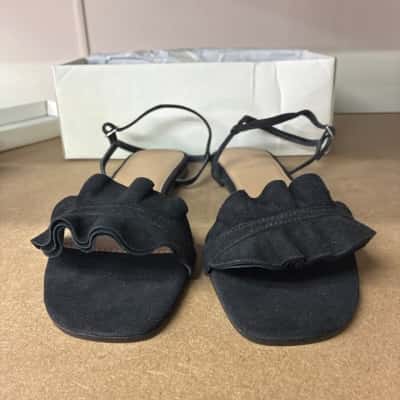Witchery Womens Size 11 / 41 Sandals Black / Brown BNIB