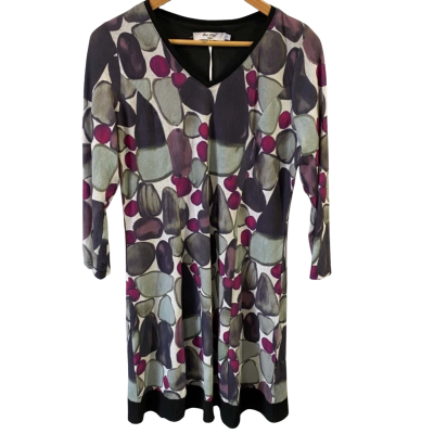 For Her Paris Womens Size L Pebble Print Dress