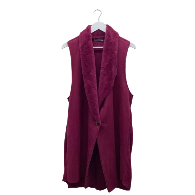 Katies Size 2XL Beautiful Berry Plum SOFT Vest Like-New