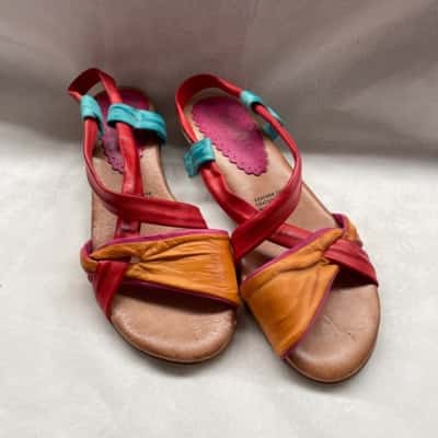  Womens Cabello Comfort Multi-coloured Sandals  Size 40