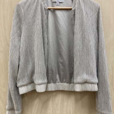 Forever New Womens  Size 10 Silver jacket  5