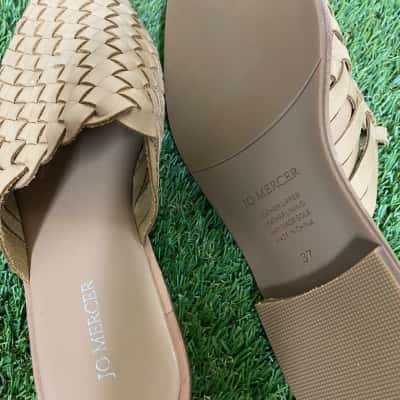 Jo Mercer Womens  Size 37 Flats Brown leather 