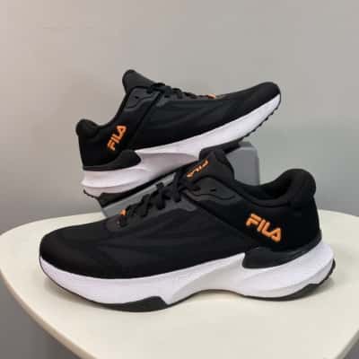 Fila Mens Trainers  Size 11 Black  / Orange / White 