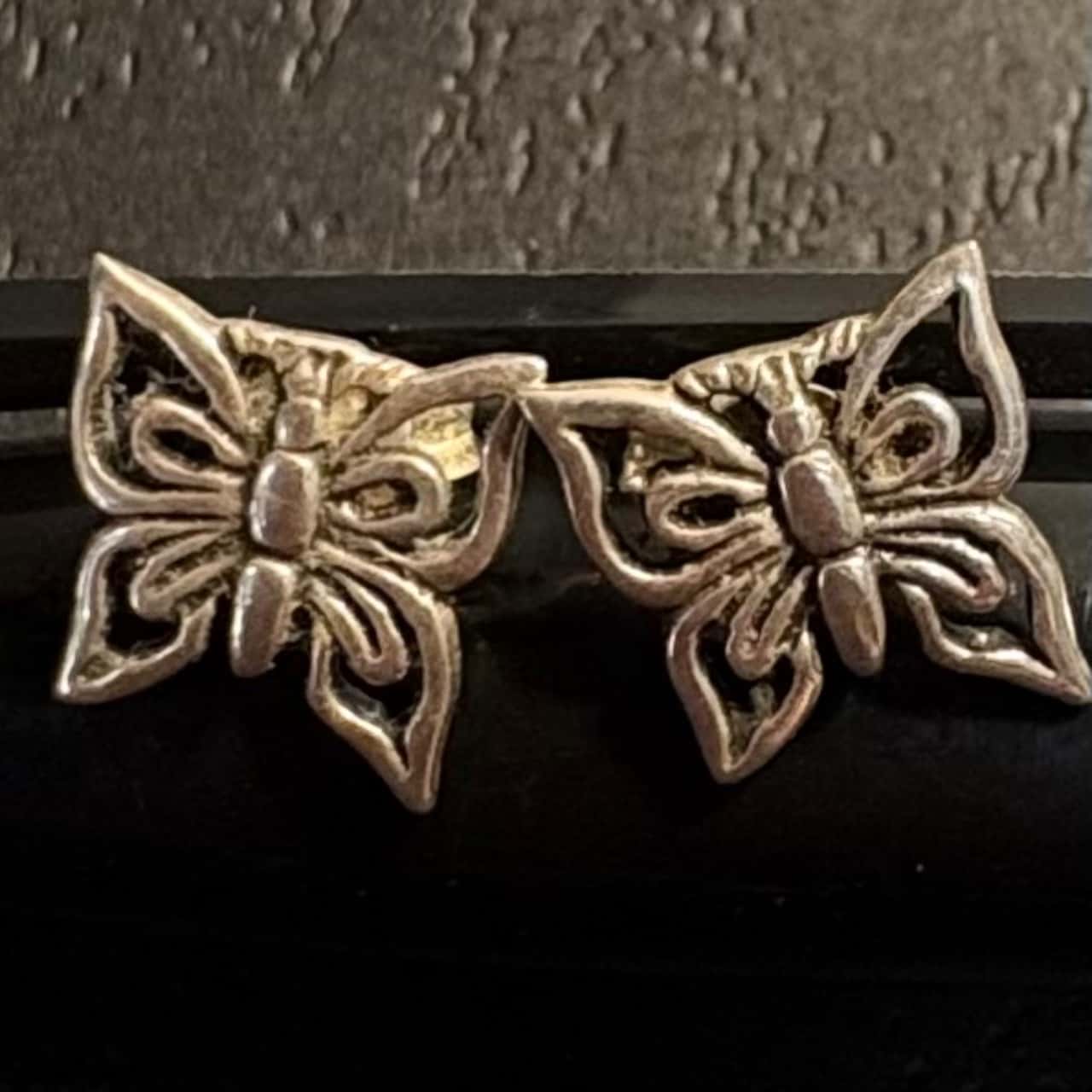 Butterfly Orchid Stud Earrings S Blanc main image 1