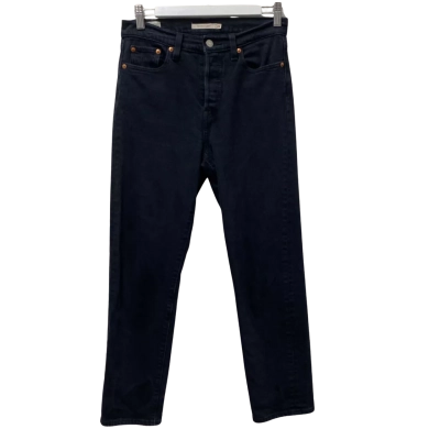 Levi's Womens  Size 26 Wedgie Straight Jeans Black  