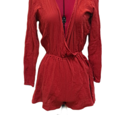 The Fifth Label Womens  Size XS Playsuit Burnt Red
