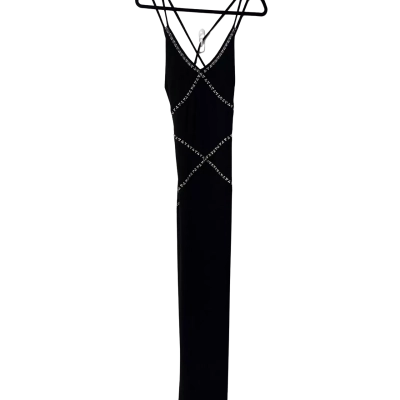 BNWT Gerry Shaw  Size 10 Cocktail Dress Black diamanté  