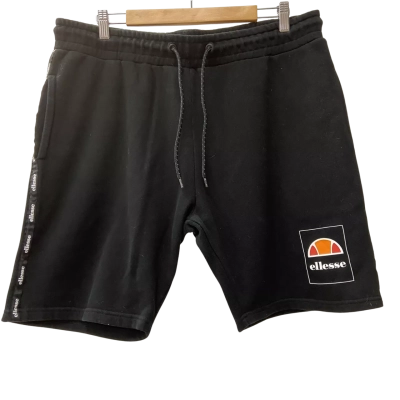 Ellesse Fleece Shorts in Black Size XL