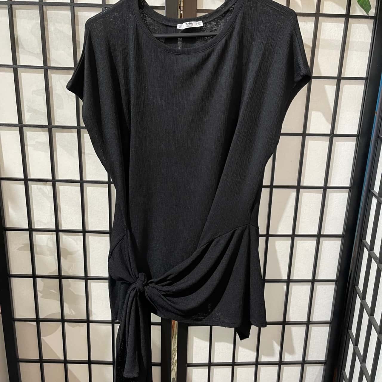 Zara Womens Sleeveless Top Black Size M