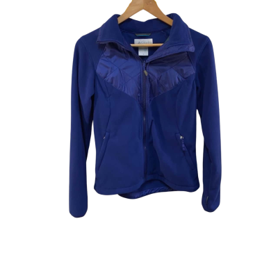 Columbia Womens  Size M Fleece Jacket Navy Blue 