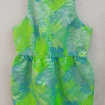  Womens  Size 12 Mini Dress Blue / Green / Turquoise 