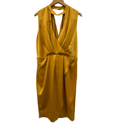 ASOS Womens  Size 20 Mustard evening dress