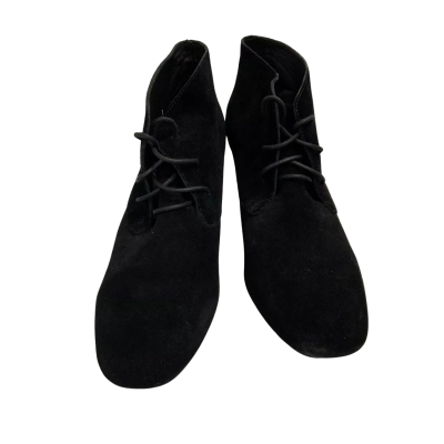 Trent Nathan Womens  Size 41 Suede Leather Heels Black  