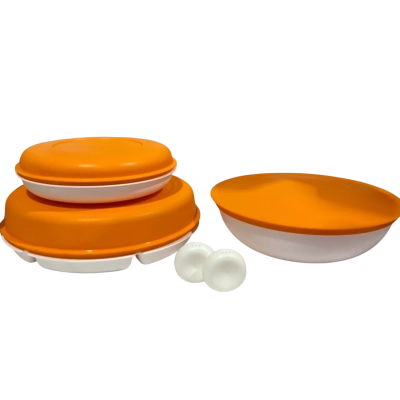 Orange Tupperware Set 