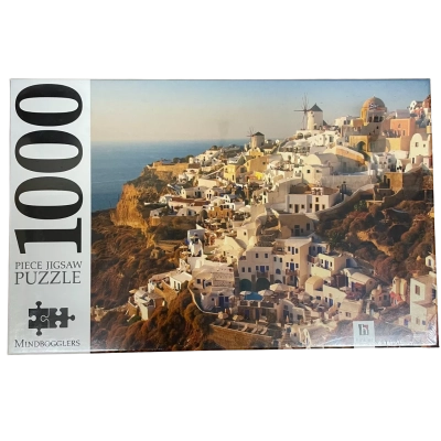 hinkler Mindbogglers Jigsaw Puzzle Santorini The Greek Islands 1000 Piece