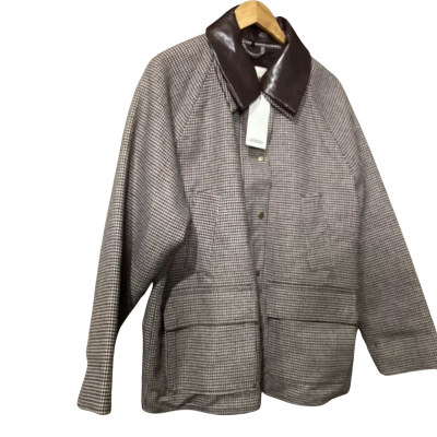 Unison Womens  Size 14 Winter Jacket Brown / Checked 